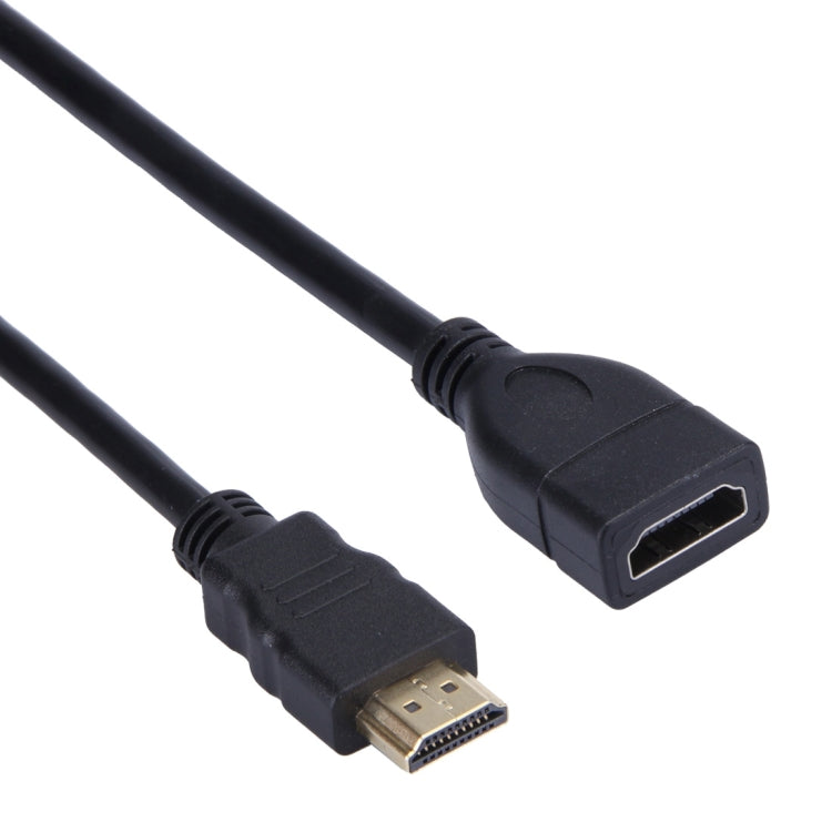 HDMI 19 Pin Male to HDMI 19 Pin Female 30cm High Speed ​​Adapter Cable