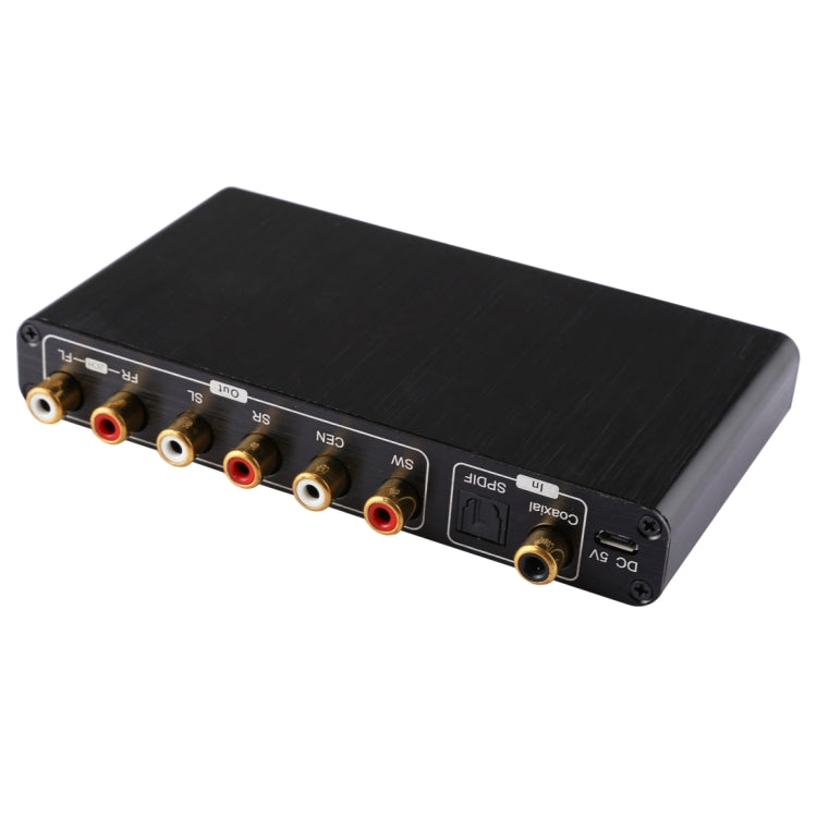 2 Channel Digital Audio Decoder Converter with Optical Toslink SPDIF Coaxial For Home Theater / PS4 / PS3 / XBOX360 Support Volume Control AC-3 DTS