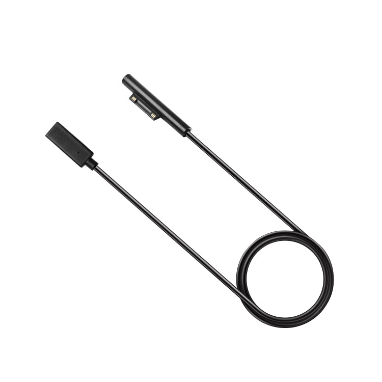 Câble de charge rapide USB-C Type-C femelle à 6 broches mâle PD pour ordinateur portable pour Microsoft Surface Pro 7 6 5 4 3 Longueur du câble : 0,2 m