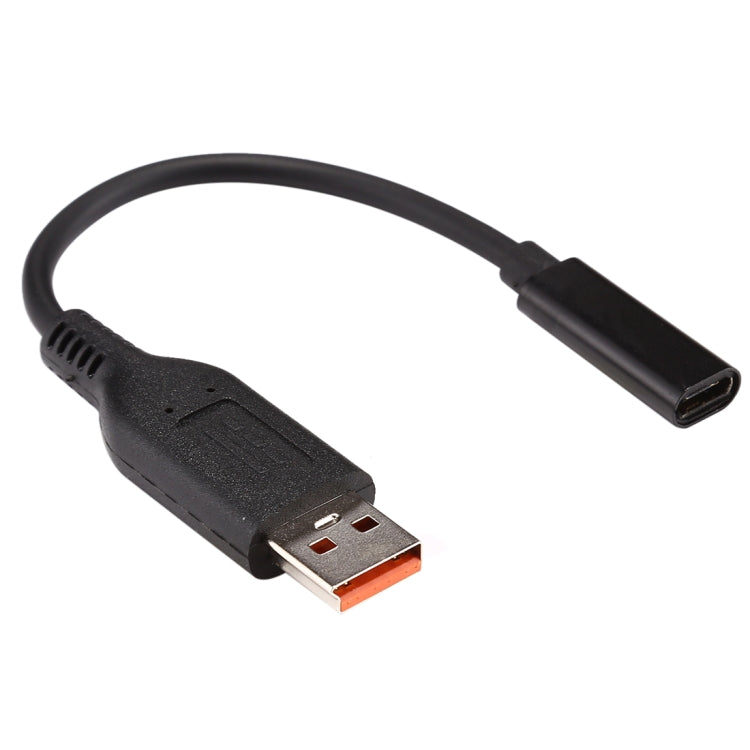 Cable de Carga del Adaptador de Corriente USB-C Type-C Hembra a Yoga 3 Macho Para Lenovo
