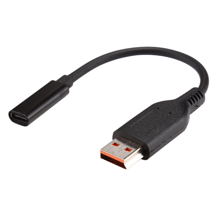 Cable de Carga del Adaptador de Corriente USB-C Type-C Hembra a Yoga 3 Macho Para Lenovo