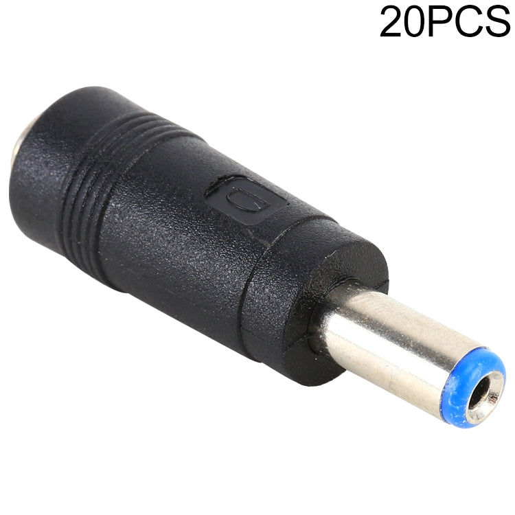 20 PCS 5.5x2.5 mm DC Female to 5.5x2.1 mm DC Male Plug Tip
