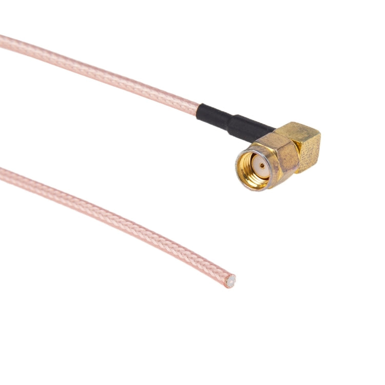 Longueur du câble flexible pour cloison à écrou mâle RP-SMA 2,5 mm : 20 cm