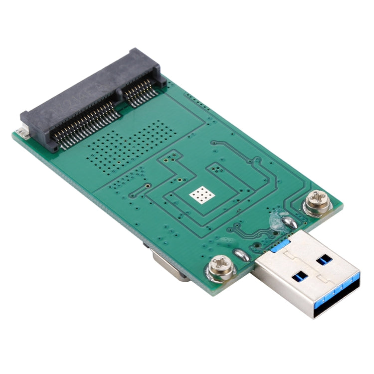 Unidad de Disco Duro de la Placa del Módulo de la Tarjeta del adaptador del convertidor de SSD mSATA a USB 3.0