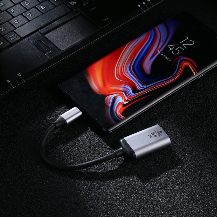 4K 60Hz DP Female to Type-C / USB-C Male Connection Adapter Cable