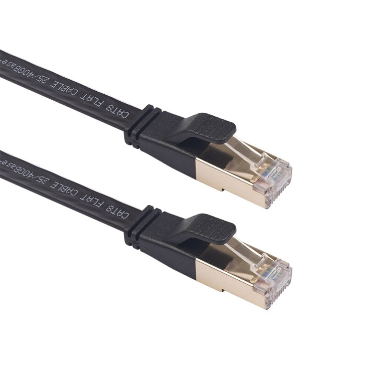 CAT8 flat network LAN cable with double shielding CAT8-2 length: 0.5 m
