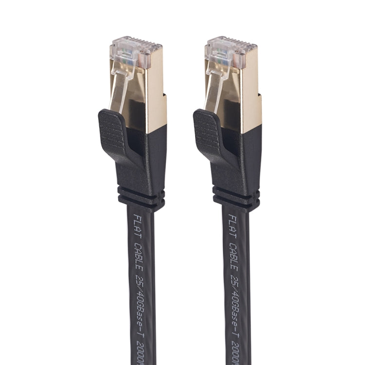 CAT8 Flat Network LAN Cable with Double CAT8-2 Shielding Length: 1.8m