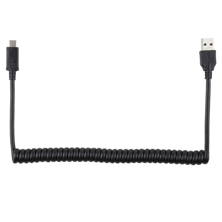 1,5 m Hochgeschwindigkeits-USB 3.0-Stecker auf USB-C / Typ-C-Stecker, Verlängerungskabel mit einziehbarer Feder