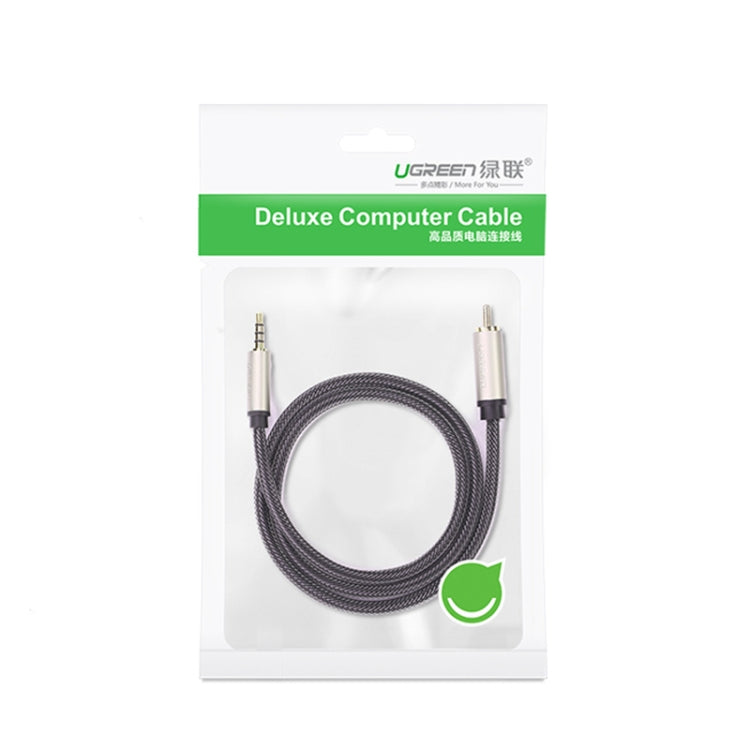 Cable de Audio UVerde de 3.5 mm a RCA Cable SPDIF Digital Para Xiaomi MI 1 / 2 TV longitud: 1 m (Negro)