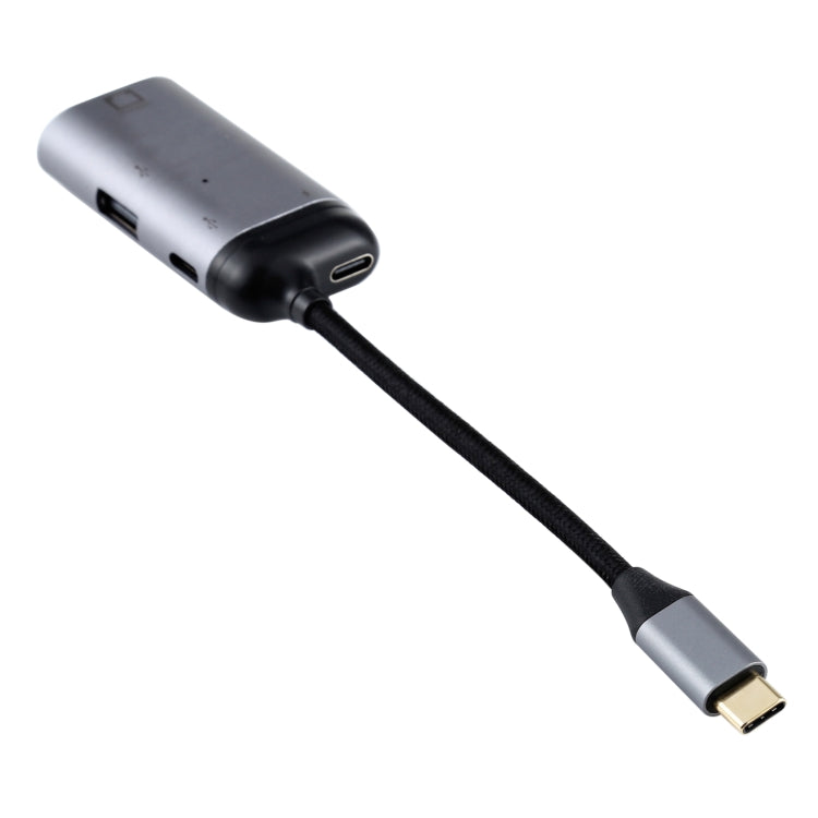 Type-C/USB-C Mâle vers RJ45 Femelle + Type-C/USB-C Femelle + Convertisseur Adaptateur USB Femelle
