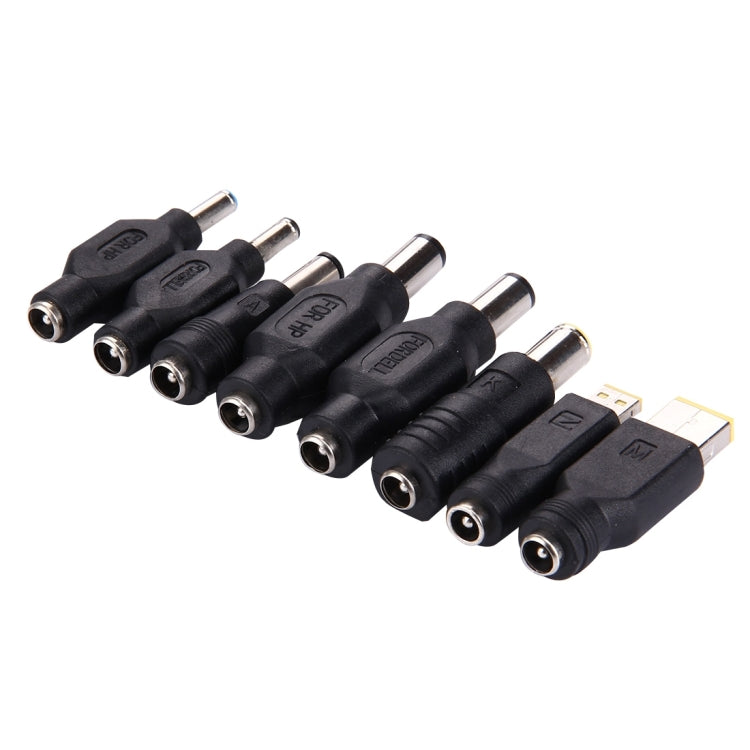 8 in 1 Power Adapters 5.5x2.1mm Female to Multiple Male Interfaces For Laptop IBM HP Sony Lenovo Dell