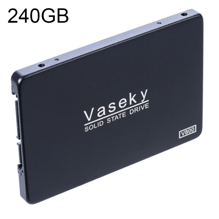 Vaseky V800 240GB 2.5 pulgadas SATA3 6GB / s Unidad de estado sólido ultradelgada de 7 mm Unidad de Disco Duro SSD Para computadora de escritorio Portátil