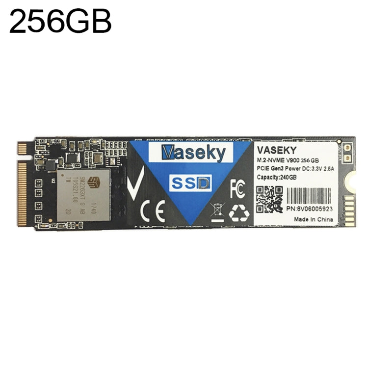 Vaseky M.2-NVME V900 256 Go PCIe Gen3 SSD CONCRETE DISQUE DUR POUR ORDINATEUR PORTABLE D'ÉCOUTE