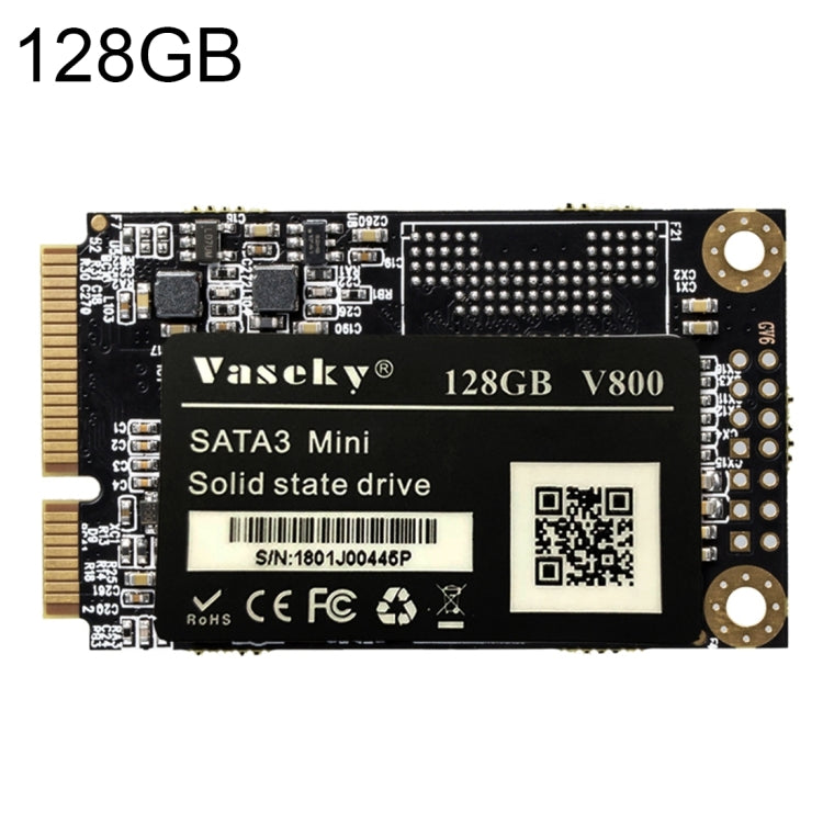 Vaseky V800 128GB 1.8 pulgadas SATA3 Mini Módulo interno de unidad de estado sólido MSATA SSD Para computadora Portátil