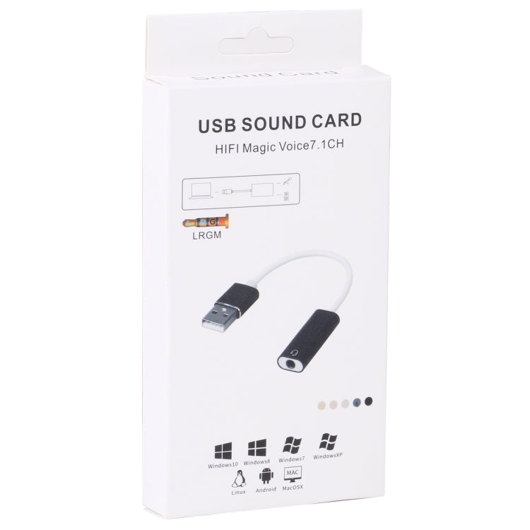 HiFi Magic Voice 7.1ch Tarjeta de sonido USB (Gris)