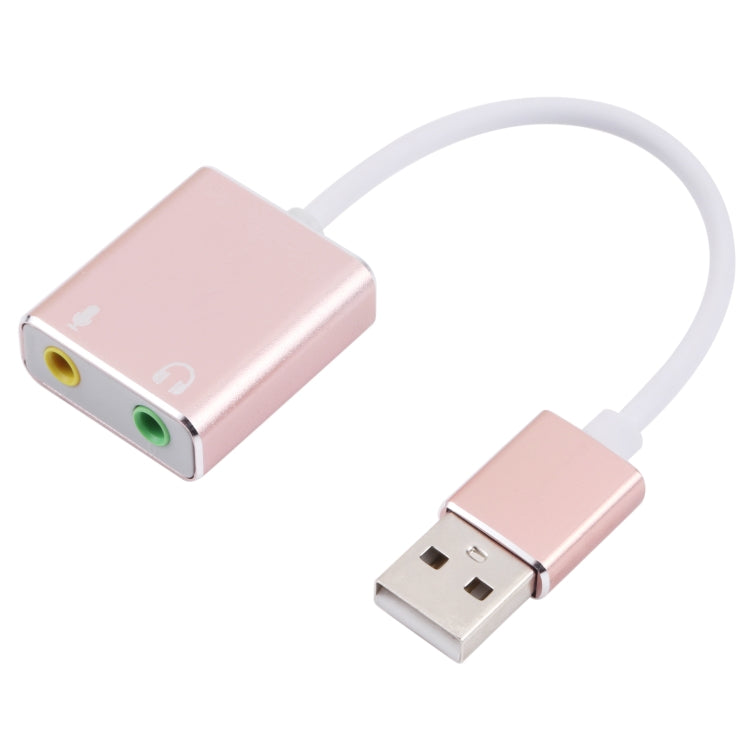 HiFi Magic Voice 7.1ch Tarjeta de sonido USB (Oro Rosa)