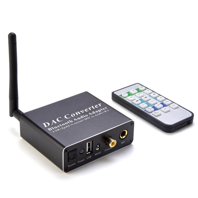 NK-Q8 Bluetooth Audio Adapter DAC Converter with Remote Control EU Plug