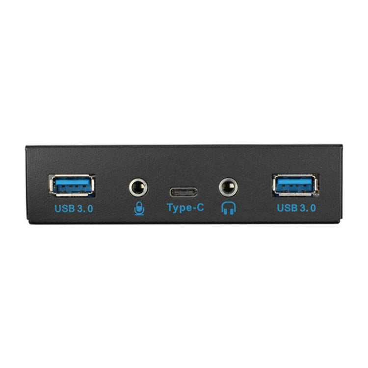 2 x USB 3.0 + HD Audio + USB-C / TYPE-C Drive Front Panel