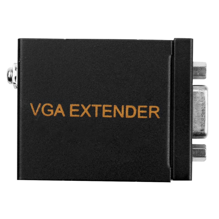 Émetteur d'extension de signal VGA vers RJ45 + convertisseur de récepteur Câble Ethernet Distance de transmission : 60 m