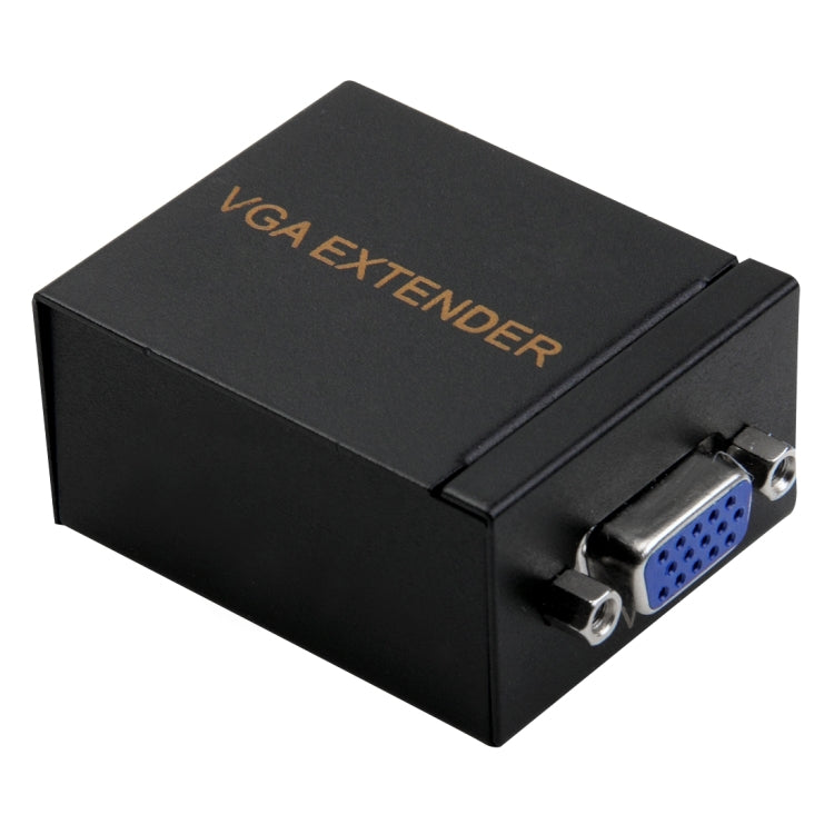 Transmisor extensor de Señal VGA a RJ45 + convertidor de receptor Cable Ethernet Distancia de transmisión: 60 m