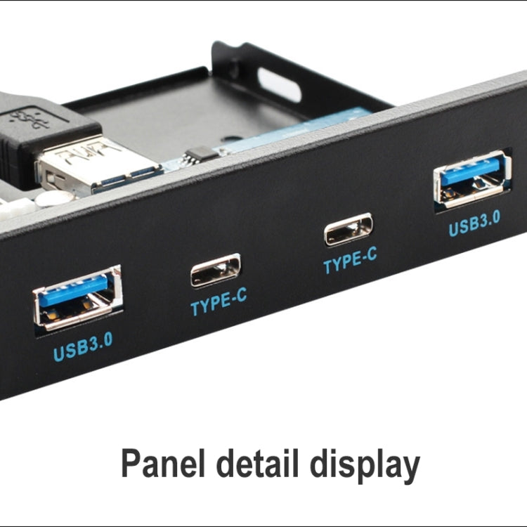 2 x USB 3.0 + 2 x Panel Frontal de la unidad de disquete USB-C / TYPY-C