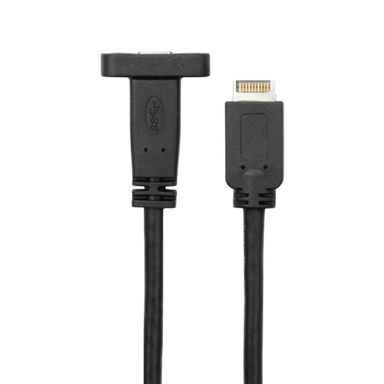 USB 3.1 TIPO-E A USB-C / Tipo C / Cable de deflector Posterior