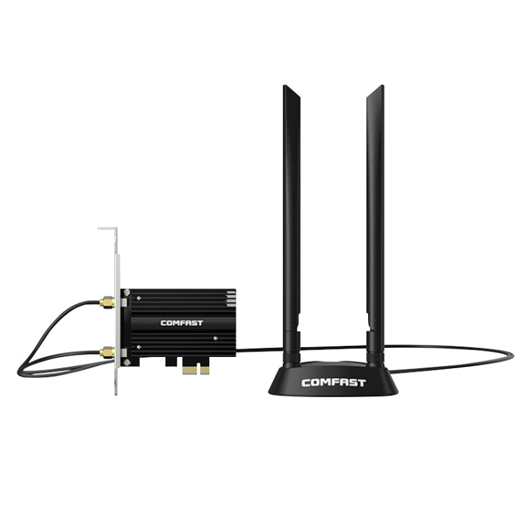COMFAST CF-AX180 Plus 1800MBPS PCI-E Bluetooth 5.2 Dual Frequency Kit WiFi 6 Wireless Network Card with Heat Sink