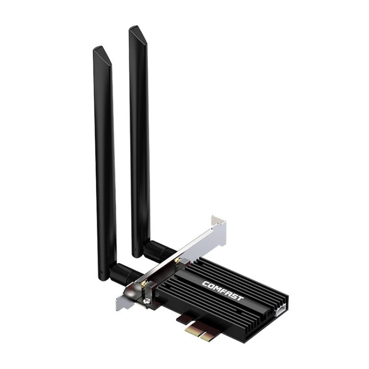 COMFAST CF-AX180 Pro 1800MBPS PCI-E Bluetooth 5.2 Kit Double Fréquence WIFI 6 Carte Réseau Sans Fil