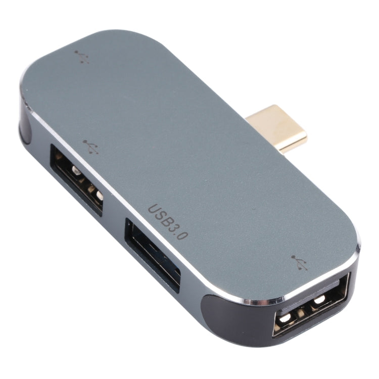 4 en 1 Macho USB-C / TYPE-C a USB-C / TYPE-C + USB 3.0 + Adaptador Hembra Doble USB