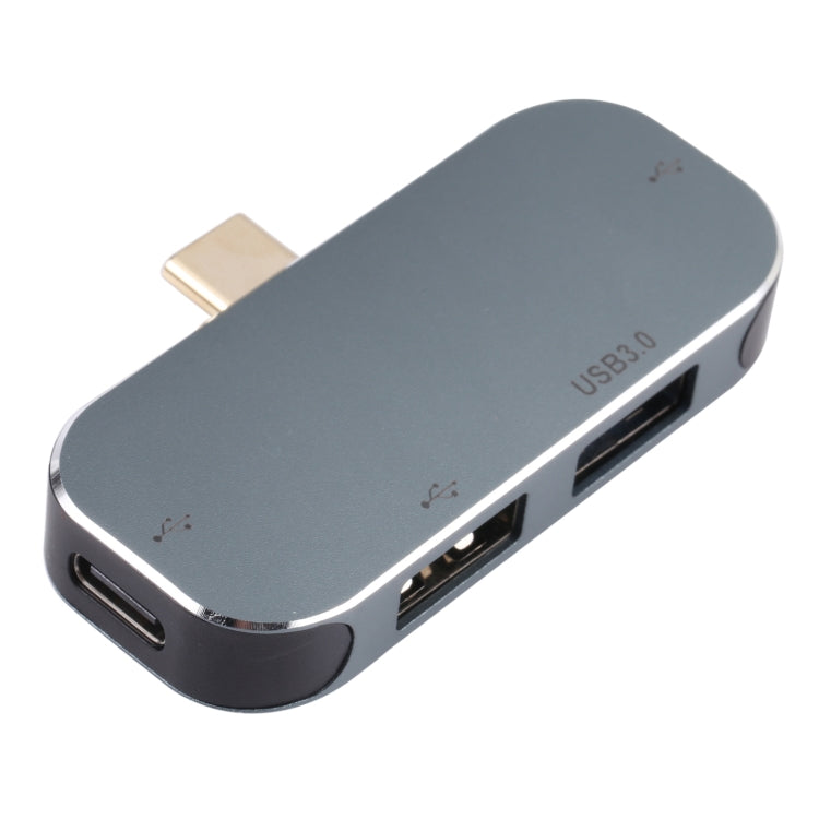 4 en 1 Macho USB-C / TYPE-C a USB-C / TYPE-C + USB 3.0 + Adaptador Hembra Doble USB