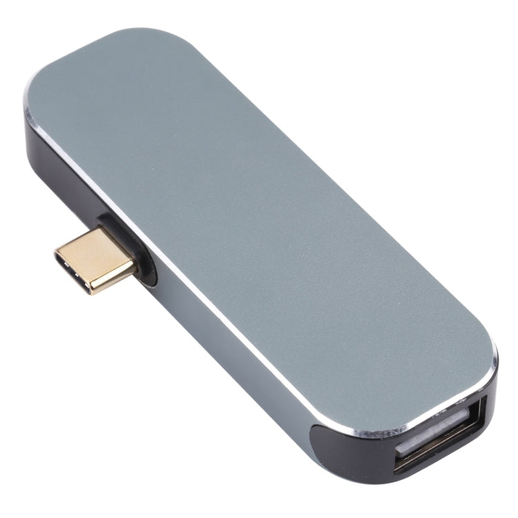 5 in 1 USB-C / TYPE-C Male to Dual USB-C / TYPE-C + Dual USB + USB 3.0 Female Adapter