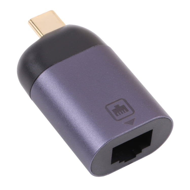 USB-C Female Adapter / Type-C Male to 100m RJ45