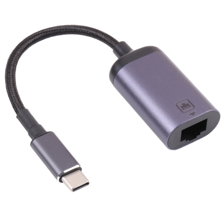USB-C / TYPE-C Male a 100 m RJ45 Cable adaptador Hembra