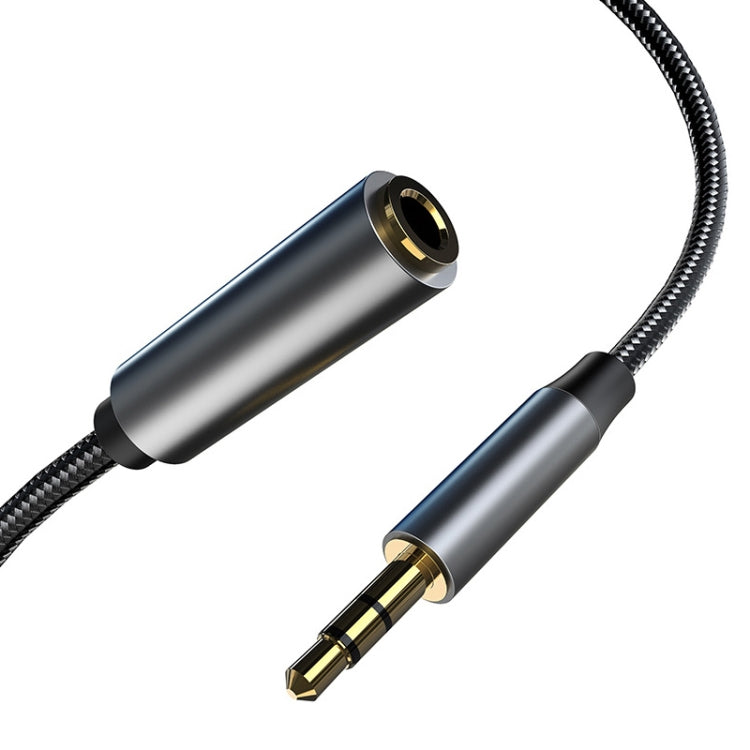 A13 Câble d'extension audio 3,5 mm mâle vers 3,5 mm femelle Longueur du cordon : 1 m (gris argenté)