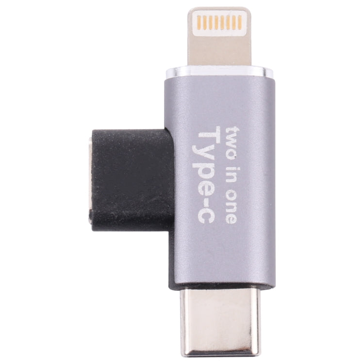 USB-C / TYPE-C Female to 8 Pin Male + USB-C / TYP-C Male converter