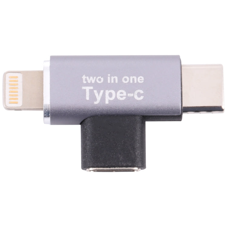 USB-C / TYPE-C Hembra a 8 Pin Male + USB-C / TYP-C Macho convertidor