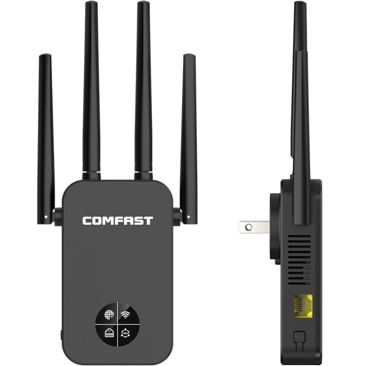 Wireless Routers COMFAST CF-WR761AC 1200Mbps WiFi Signal Amplifier with Oled Display Screen