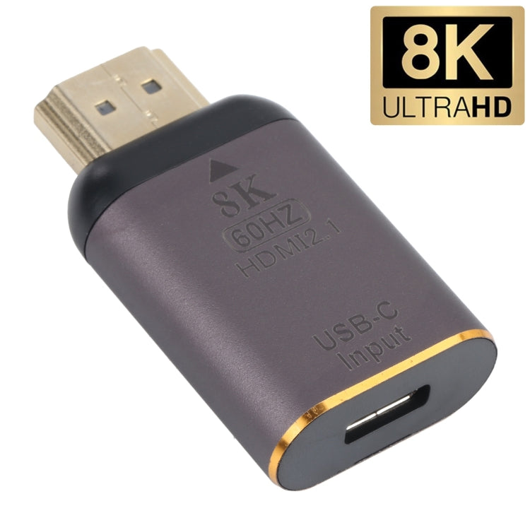 8K 60Hz USB-C / Tipo-C Hembra a HDMI adaptador masculino