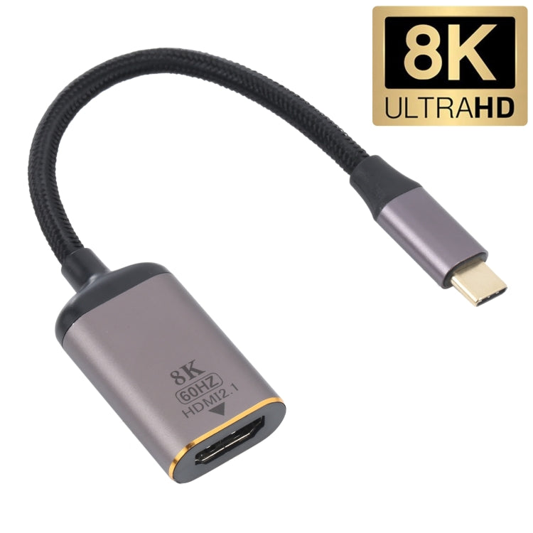 8K 60Hz HDMI Hembra a USB-C / TYPE-C Cable adaptador masculino