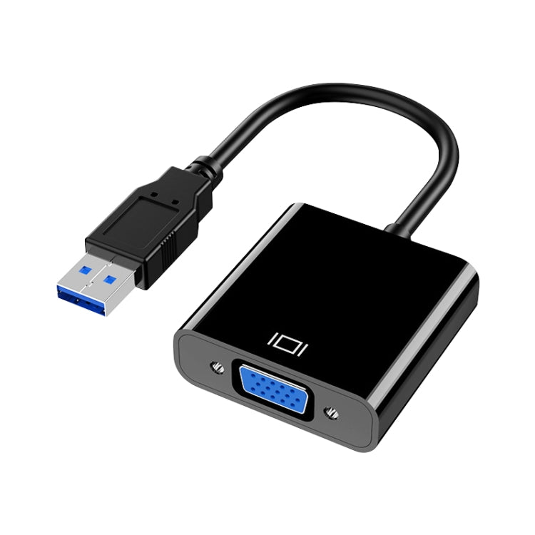 HW-1501 Convertisseur vidéo USB vers VGA HD (Noir)