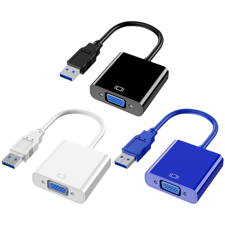 Convertidor de video HW-1501 USB a VGA HD (Azul)