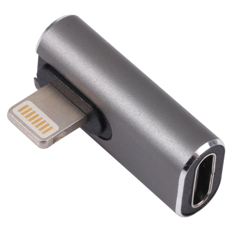 Adaptateur de charge coudé femelle 20 W 8 broches mâle vers USB-C/Type-C