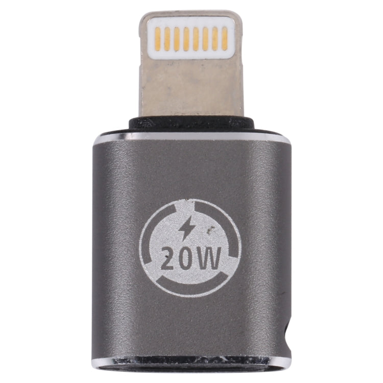Adaptateur de charge droit 20W 8 broches mâle vers USB-C / Type-C femelle