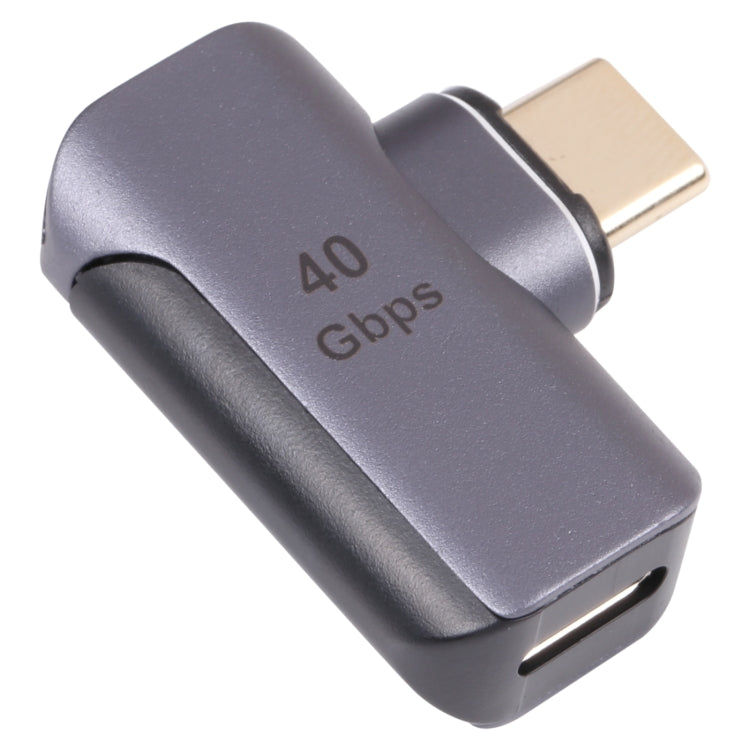 Adaptateur coudé mâle vers femelle 40GBPS USB-C / Type-C