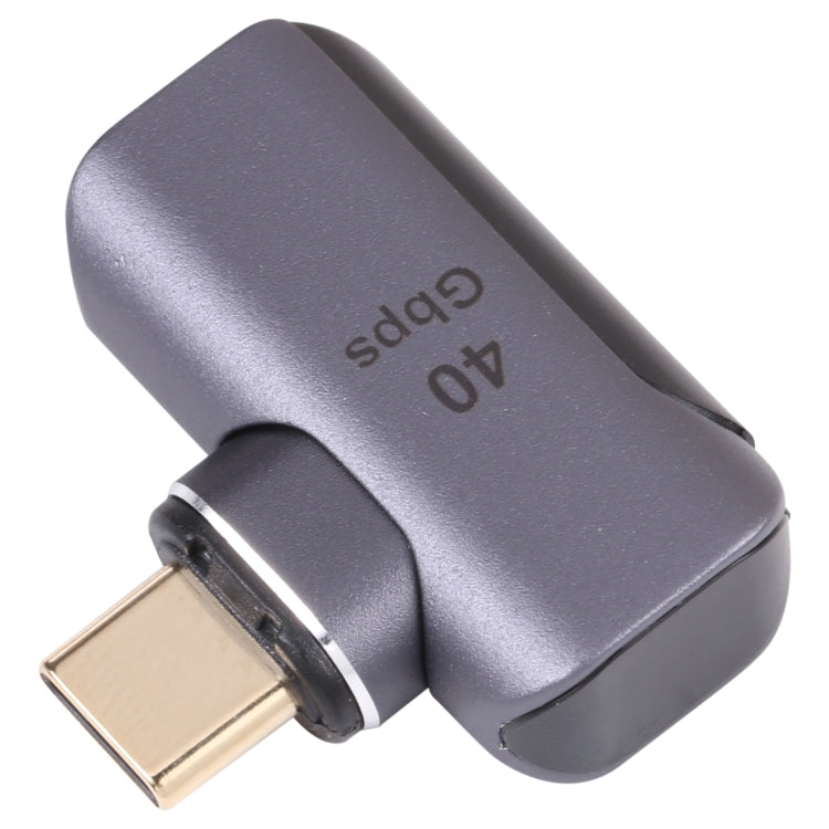 Adaptador de 40GBPS USB-C / Type-C Male a Female Elbow