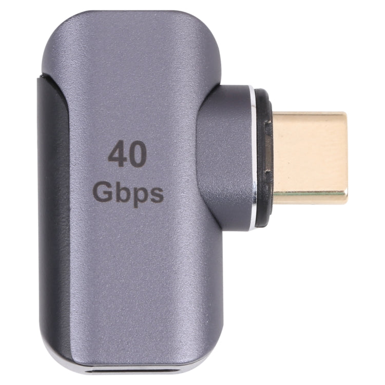 40GBPS USB-C / Type-C Male to Female Elbow Adapter