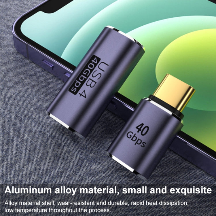 Adaptateur 40Gbps USB-C / Type-C Mâle vers Femelle