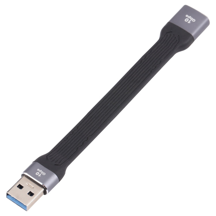 10GBPS USB Male a USB Datos de Sincronización de Sincronización plana suave de Hembra Cable de Carga Rápida