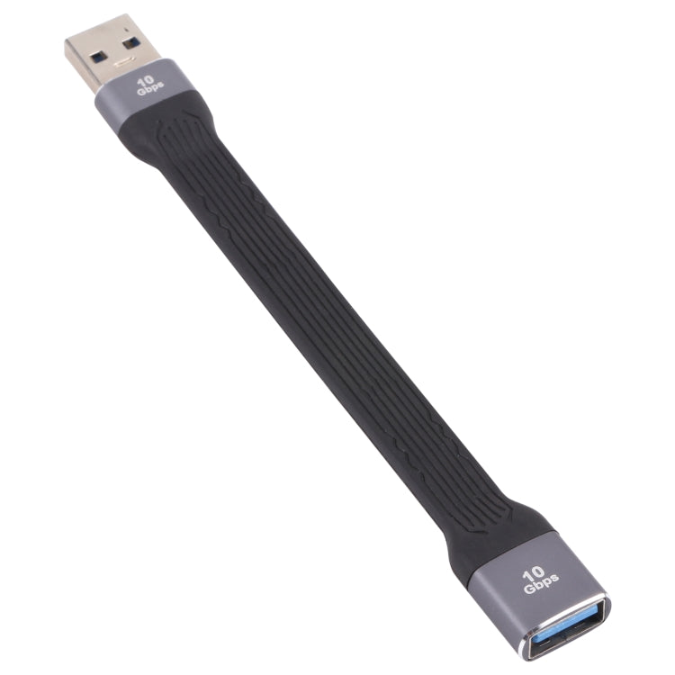10GBPS USB mâle vers USB femelle câble de charge rapide de données de synchronisation plat doux