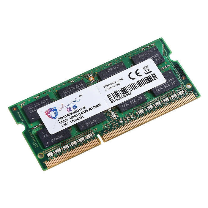 JingHai 1.35V DDR3L 1333/1600MHz Module de mémoire RAM 4GB pour ordinateur portable